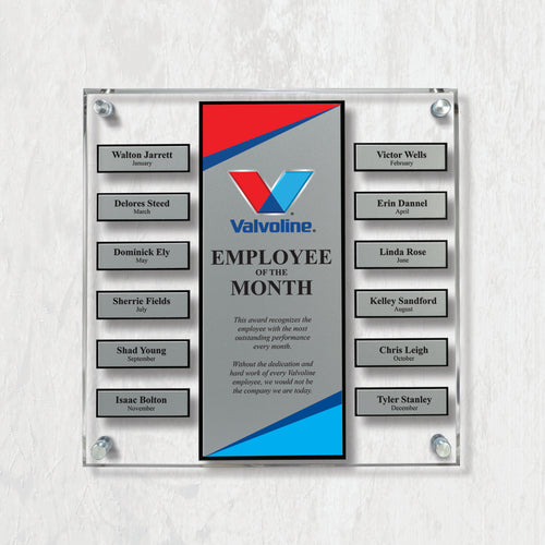 Clear Acrylic EZ Perpetual Wall Plaque