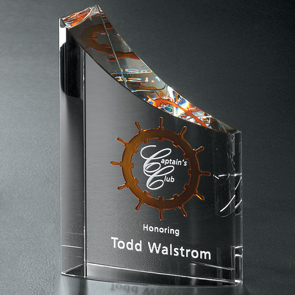 Pacifico Award 6" - Crystal D