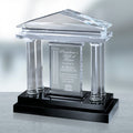 Parthenon Award 12-3/4 inch optical crystal award