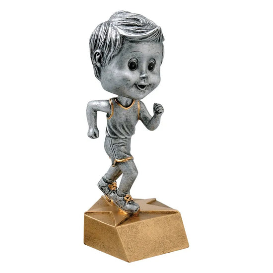 Bobble Head Track Male - 6"