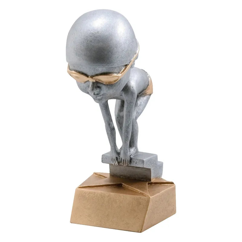 Bobble Head Swimming Male - 6"