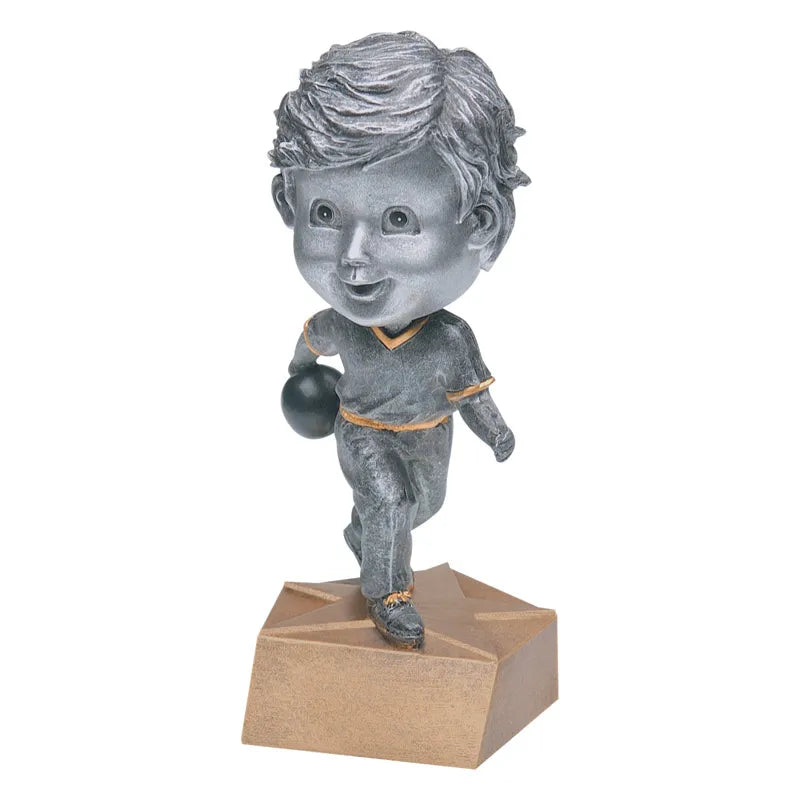 Bobble Head Bowling Male - 6"