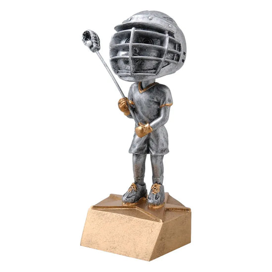 Bobble Head Lacrosse Male - 6"