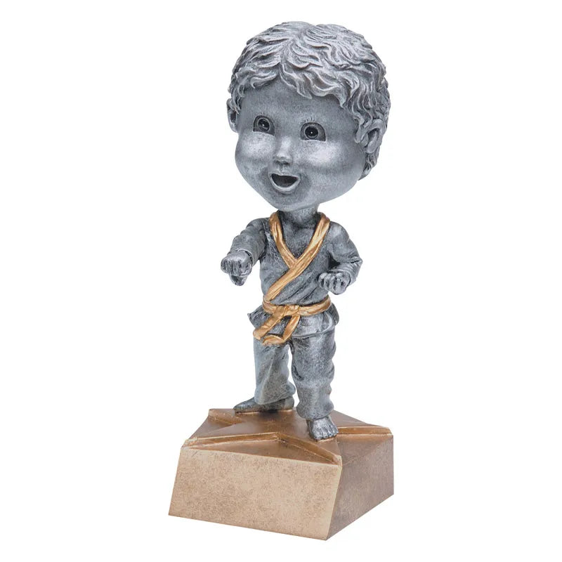 Bobble Head Karate Male - 6"