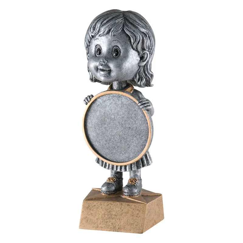 Bobble Head 2 Holder Female - 6"