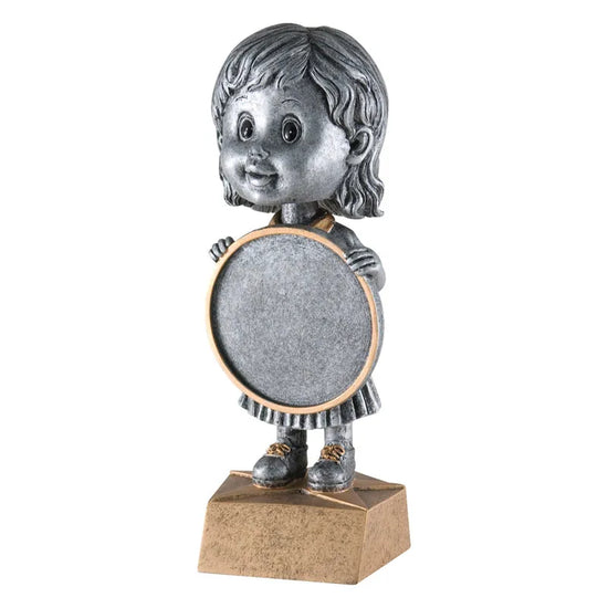 Bobble Head 2 Holder Female - 6"