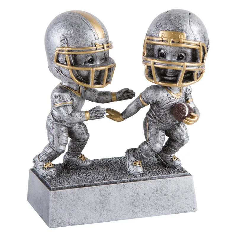 Double Bobble Head Football - 6"