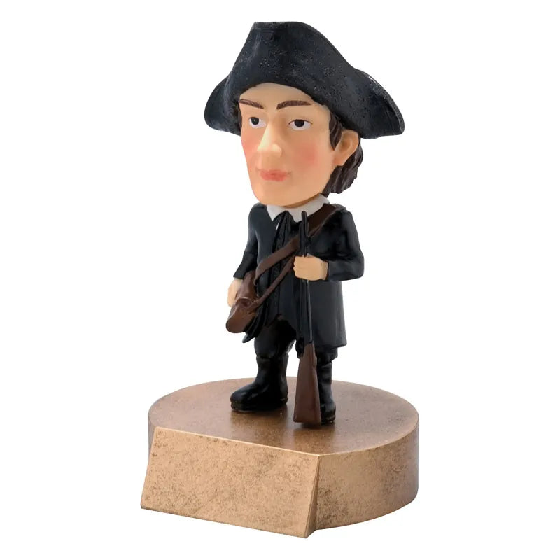 Mascot Bobble Head Patriot - 6"
