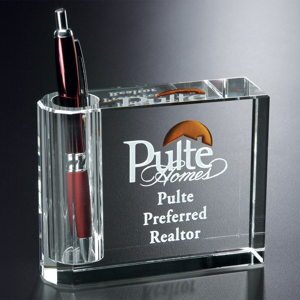 Pen Holder/Bud Vase 4-1/4" - Crystal D
