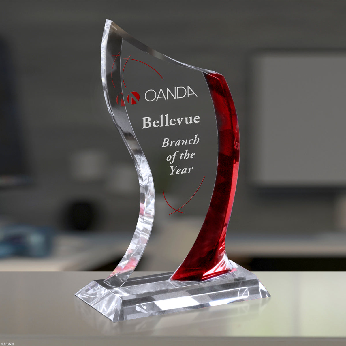 Potomac Ruby Award 9" - Crystal D