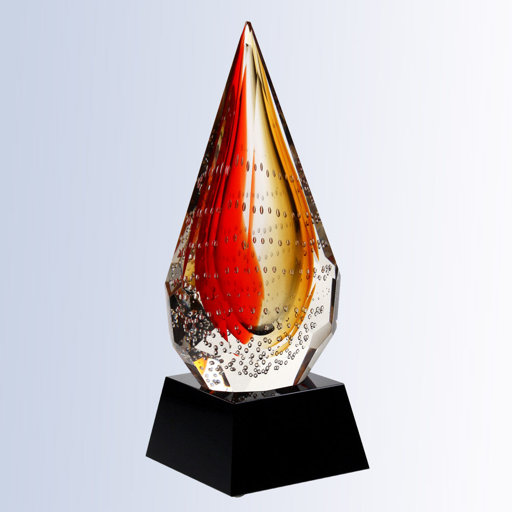 Red Flare Art Glass Award