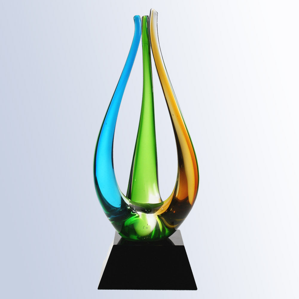 Tripod Art Glass Award
