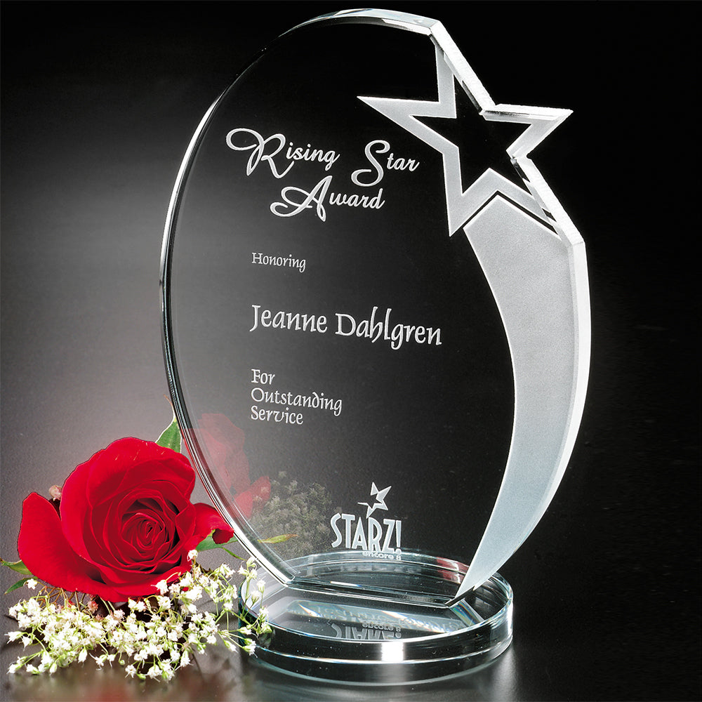 Royal Star Award 7-1/2" - Crystal D