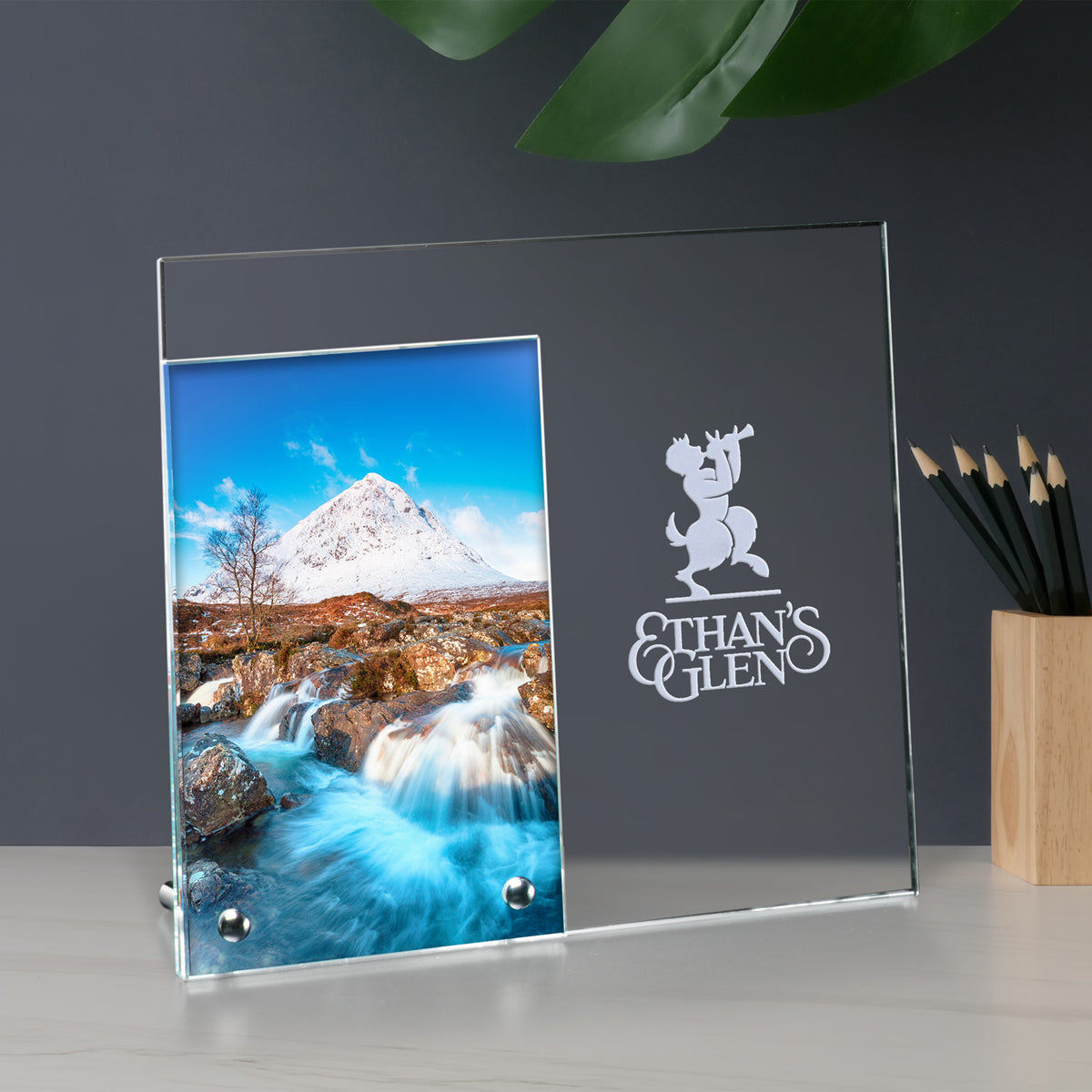 Santa Fe Picture Frame 7" - Crystal D