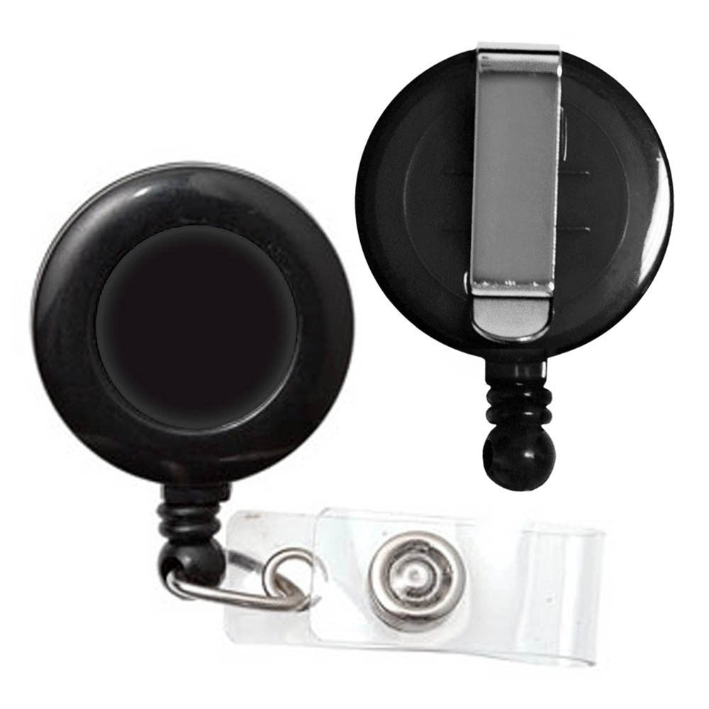 Round Badge Reel w/ Belt Clip