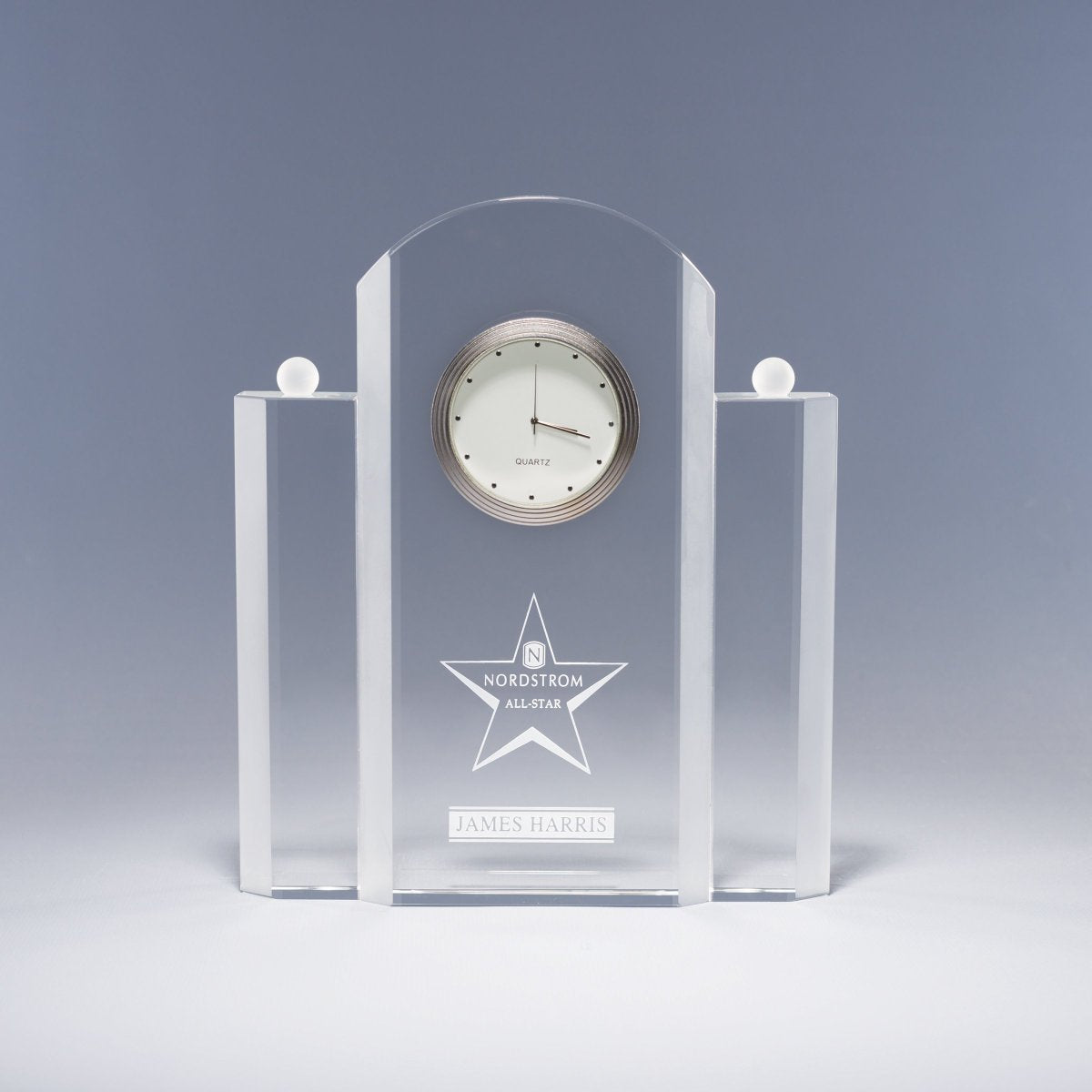 Silvertone Clock from EtchedWorks