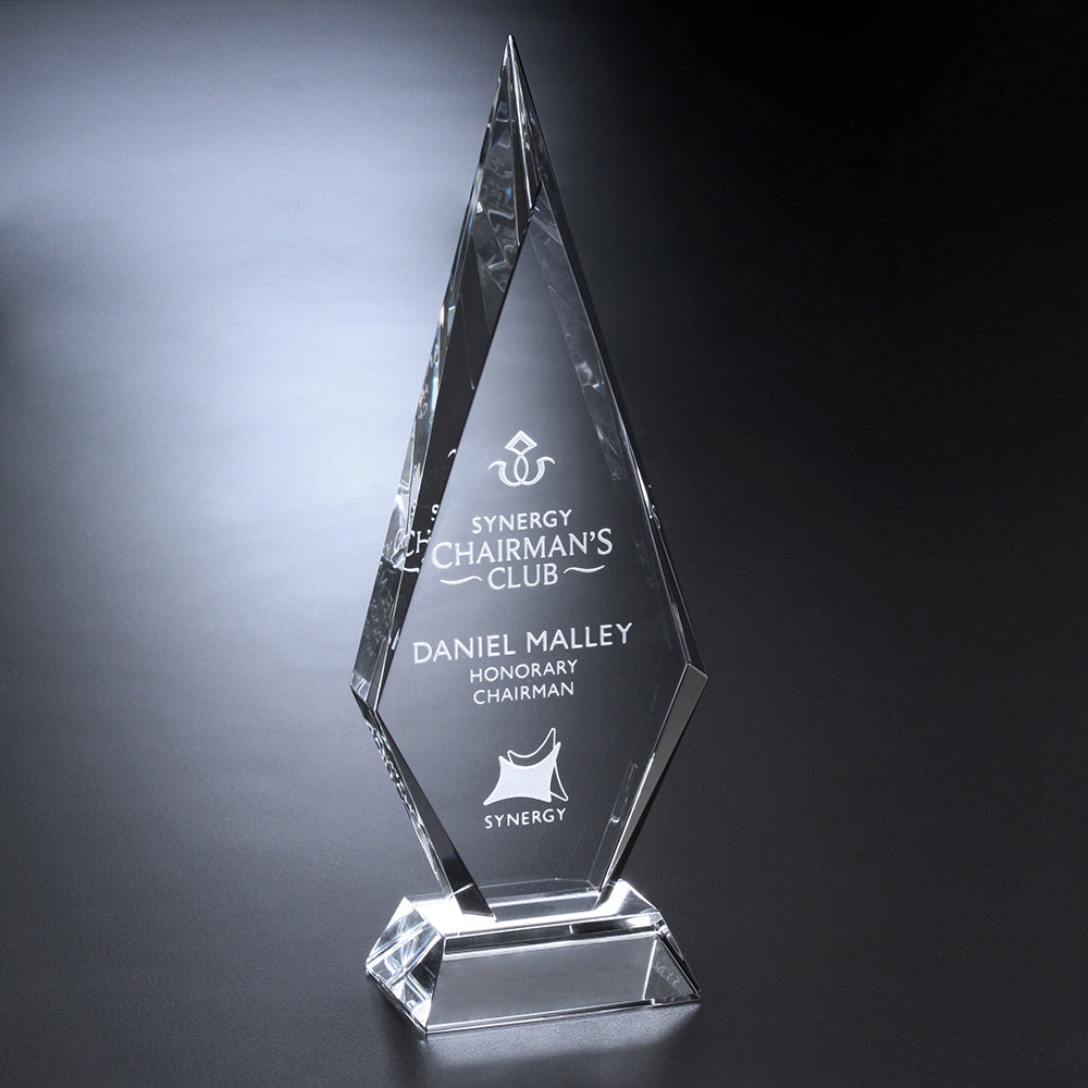 Solitaire Award 10" - Crystal D