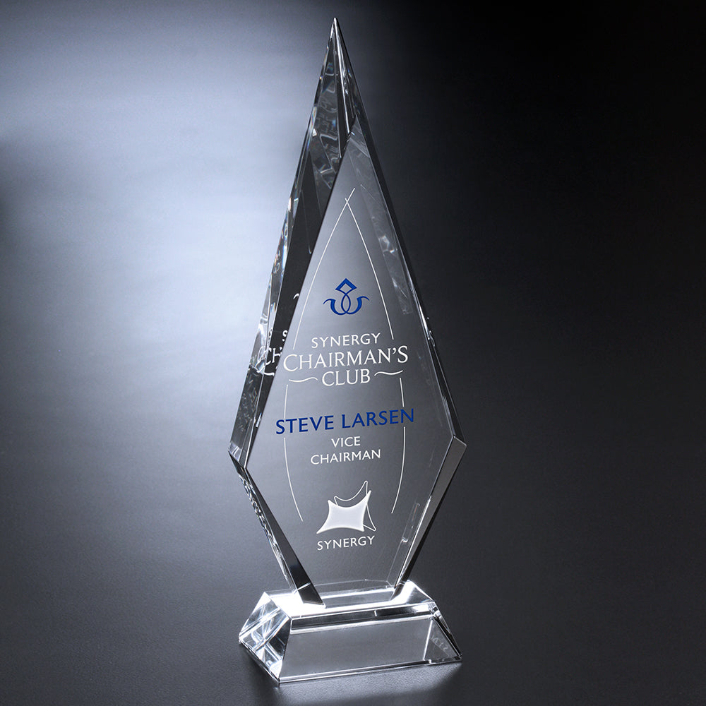 Solitaire Award 12" - Crystal D