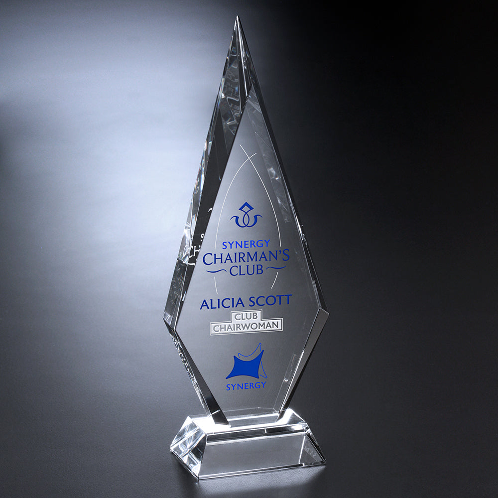 Solitaire Award 14" - Crystal D