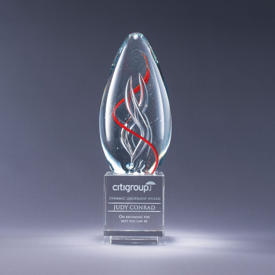 Spiro art glass award