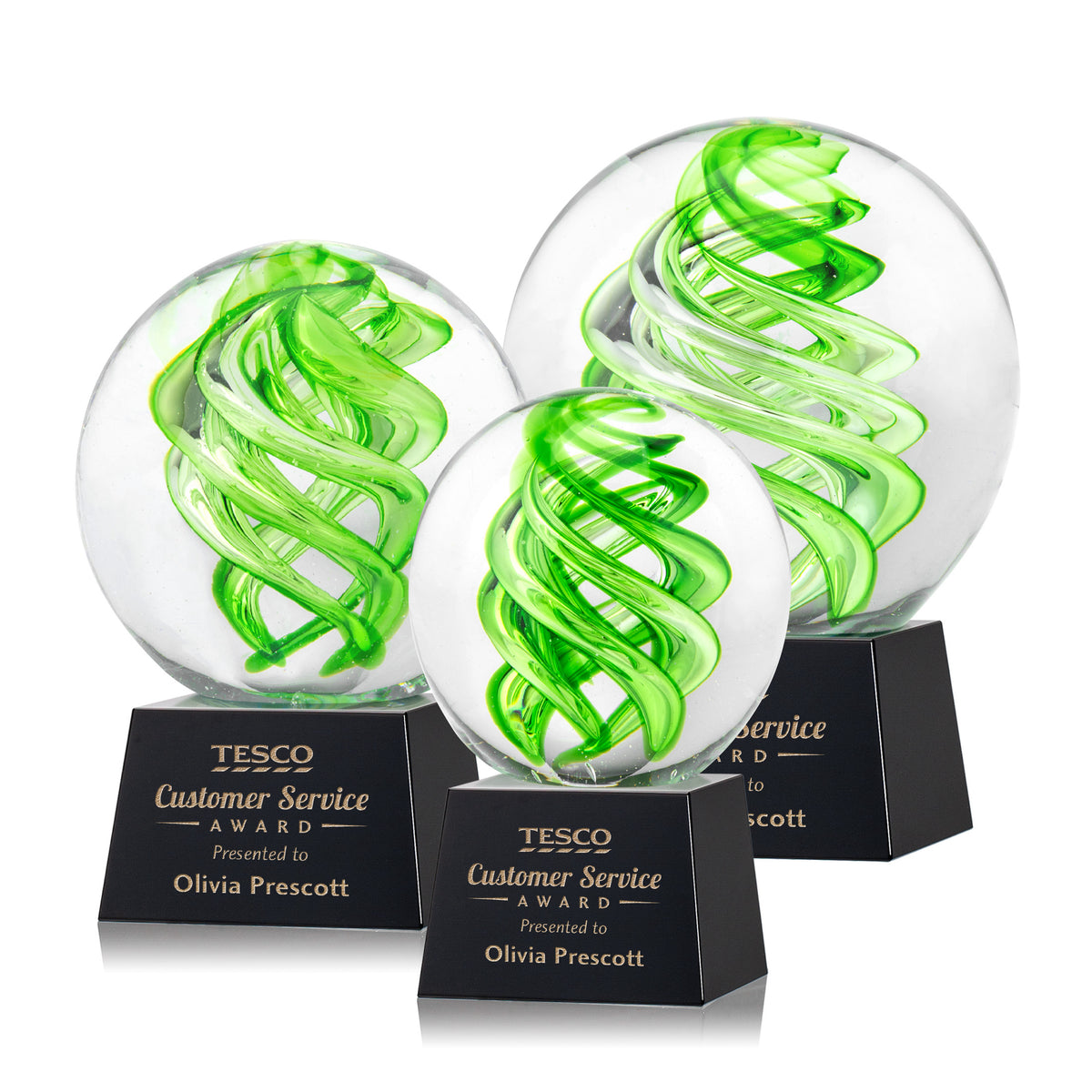 Vortex Award on Robson Base - Black