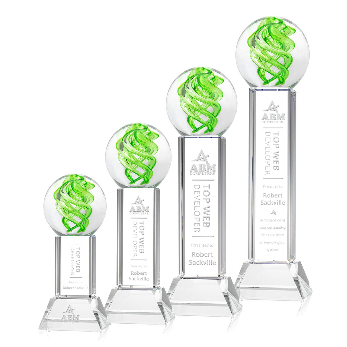 Vortex Award on Stowe Base - Clear