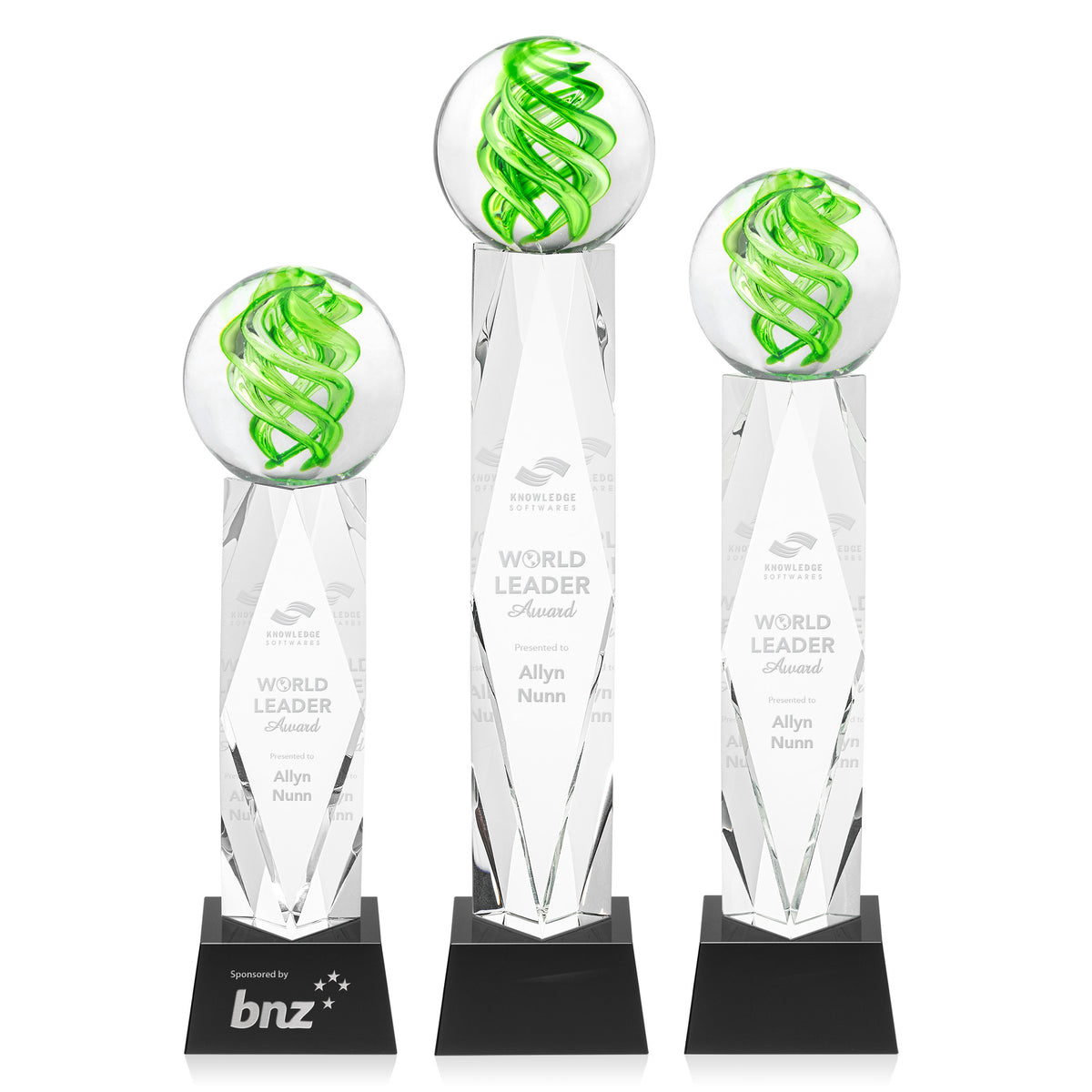 Vortex Award on Toscana Base - Black