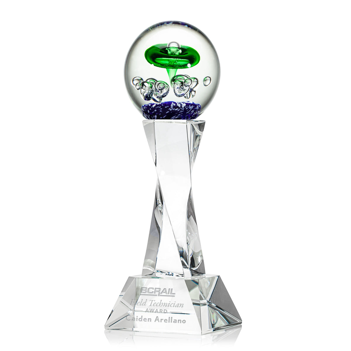 Aquarius Award on Langport Base - Clear