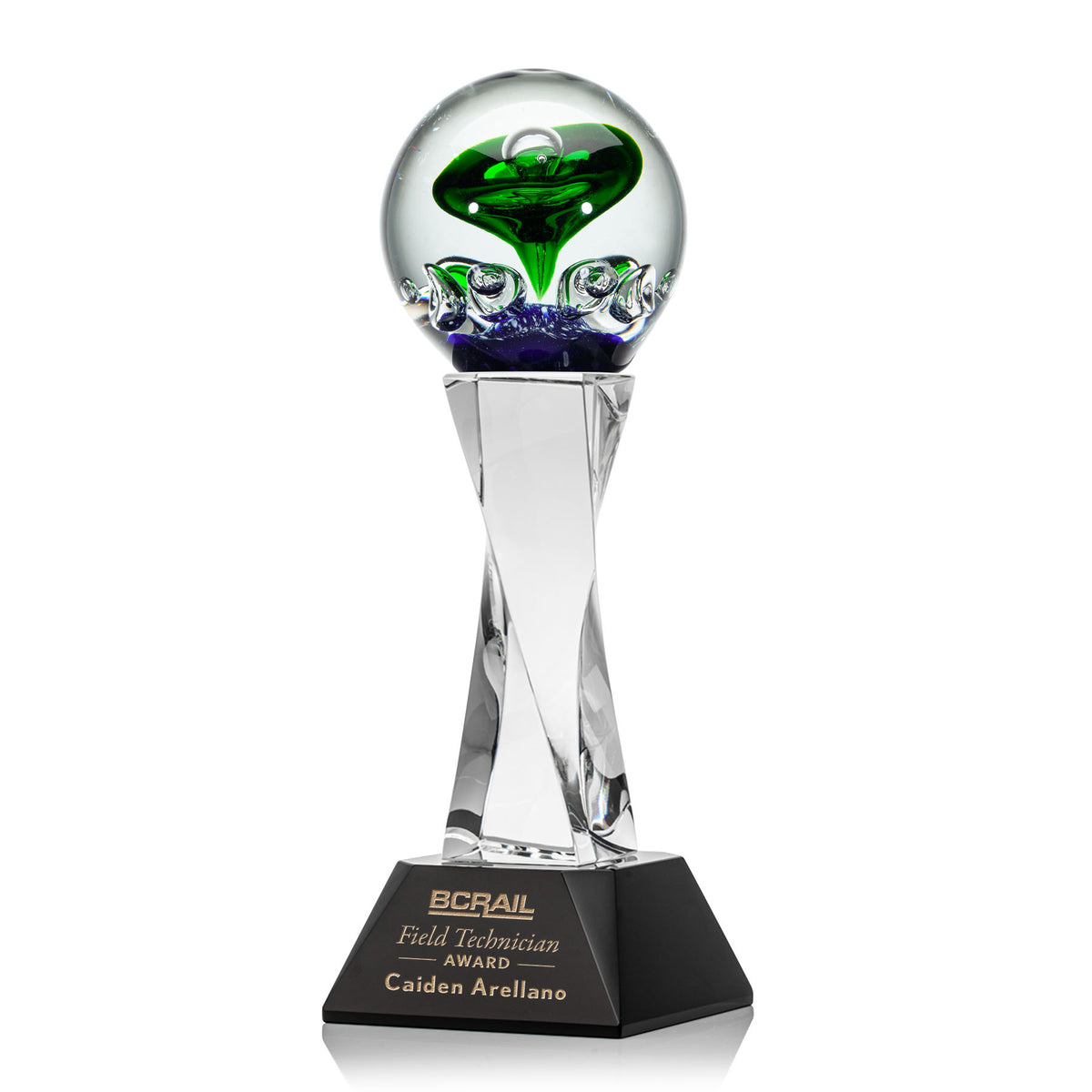 Aquarius Award on Langport Base - Black