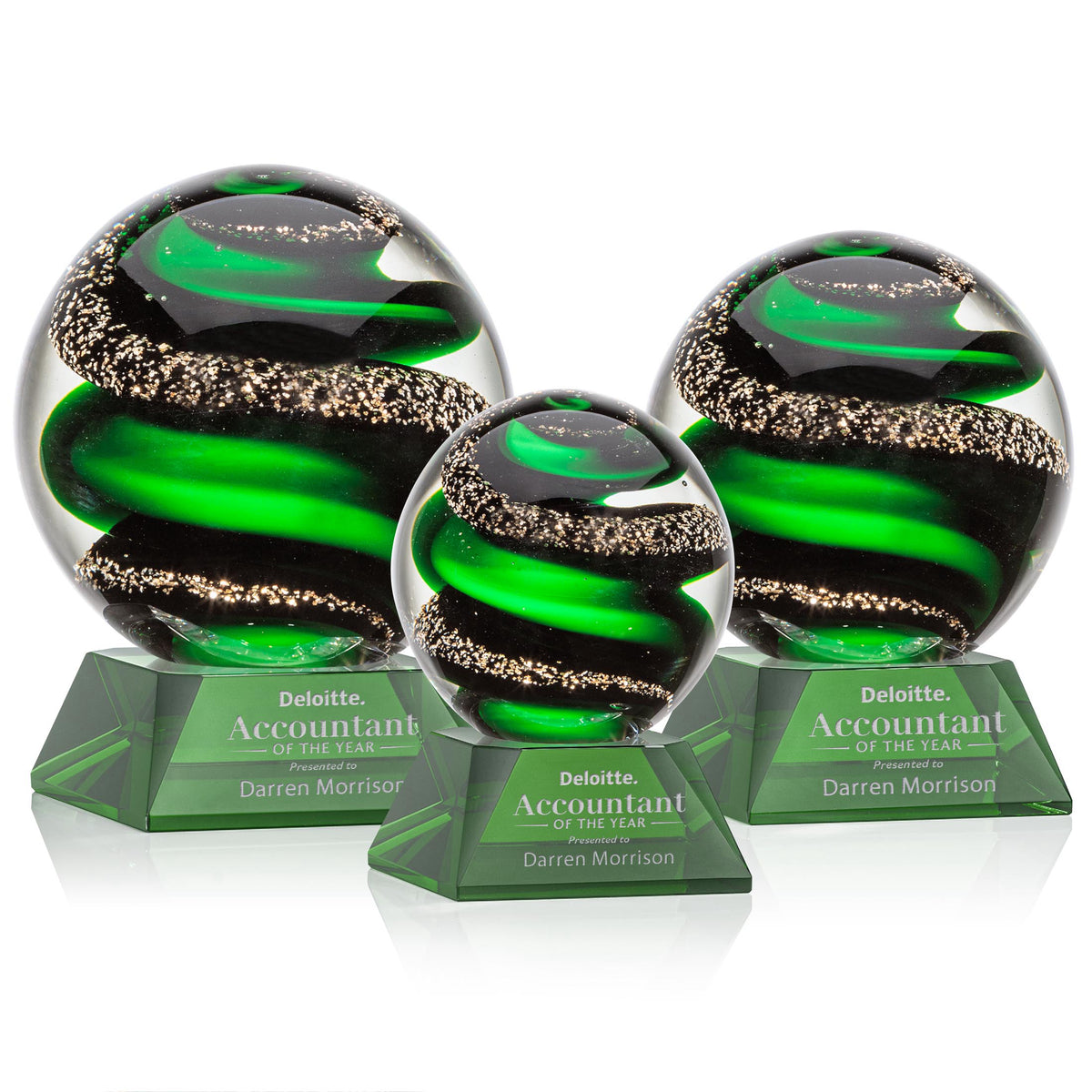 Zodiac Award on Sheffield Base - Green
