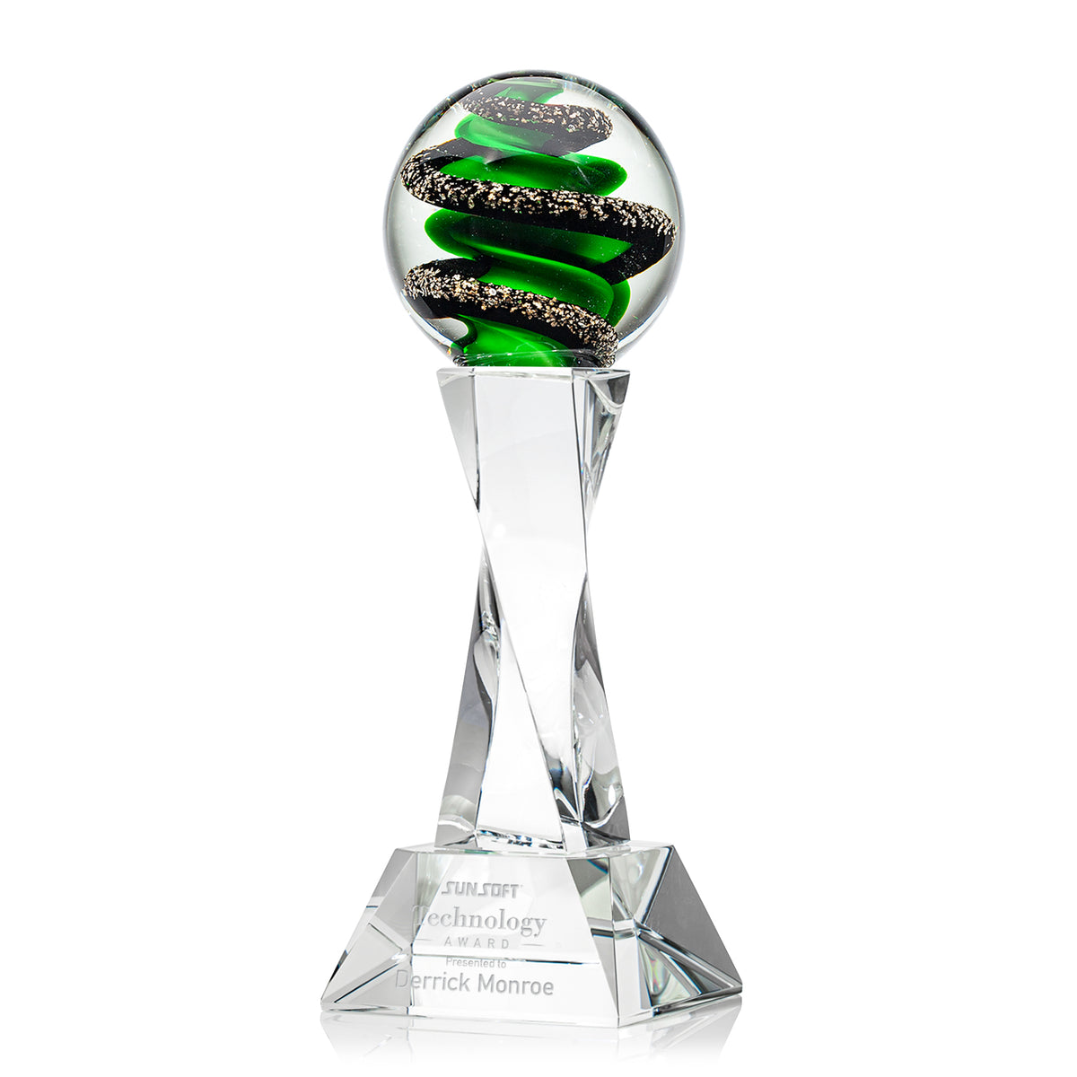 Zodiac Award on Langport Base - Clear
