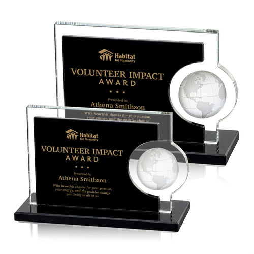 Calvina Globe Award - Black