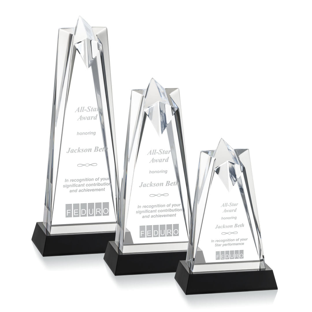 Rosina Star Award on Base - Clear — AWD370-CK