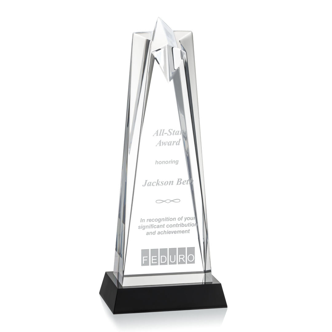 Rosina Star Award on Base - Clear — AWD3703-CK