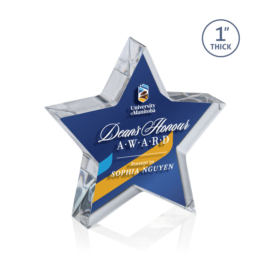 Copeland Star VividPrint™ Double Sided Award — AWDW3591