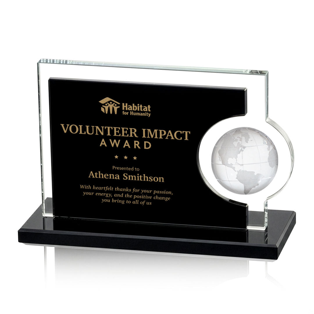 Calvina Globe Award - Black — AWK8233
