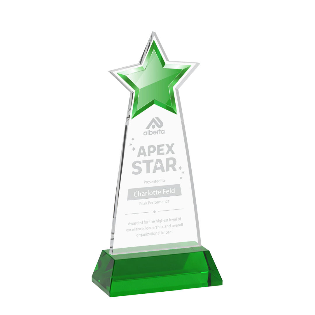 Starlite Award on Hartford Base - Green