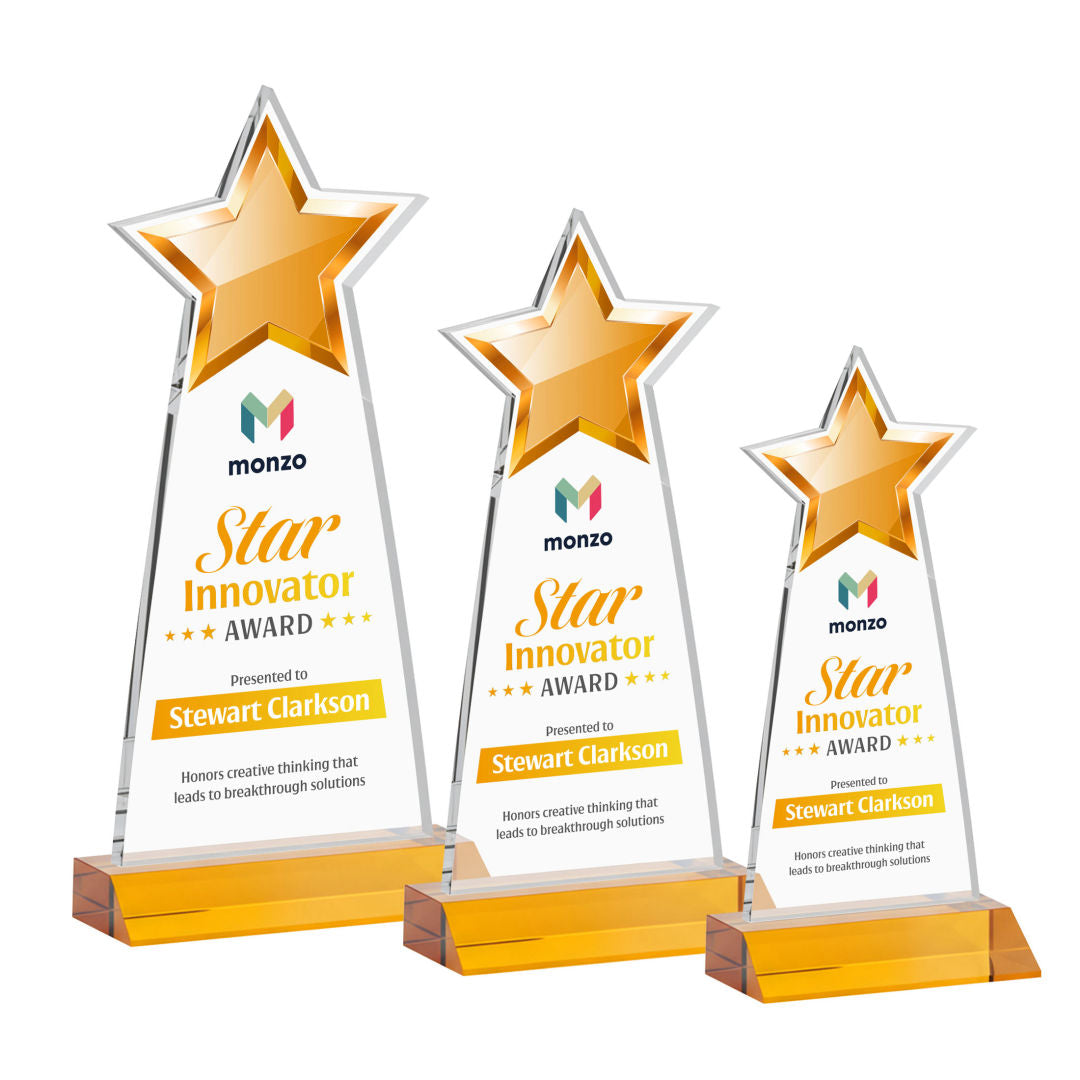 Starlite VividPrint™ Award - Amber — AWV443-A