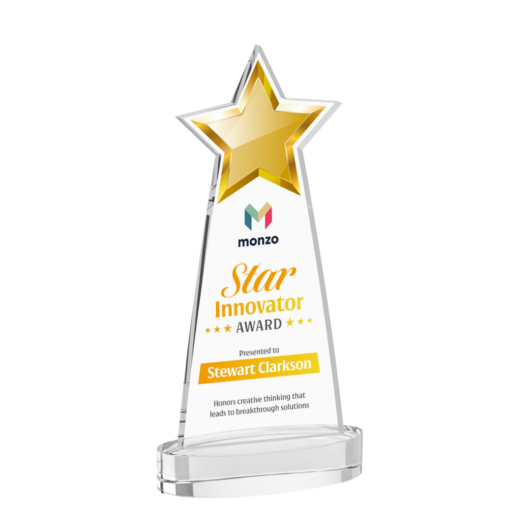 Starlite VividPrint™ Award on Alberton Base - Clear — AWV44352