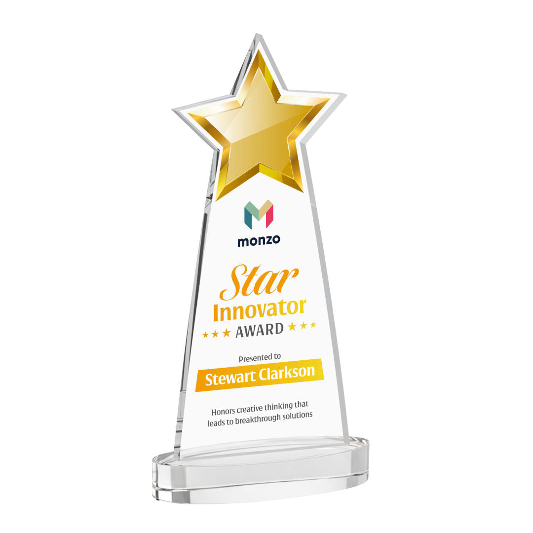 Starlite VividPrint™ Award on Alberton Base - Clear — AWV44353