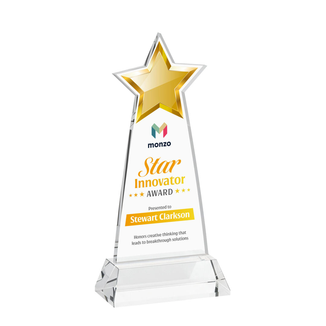 Starlite VividPrint™ Award on Hartford Base - Clear — AWV44361