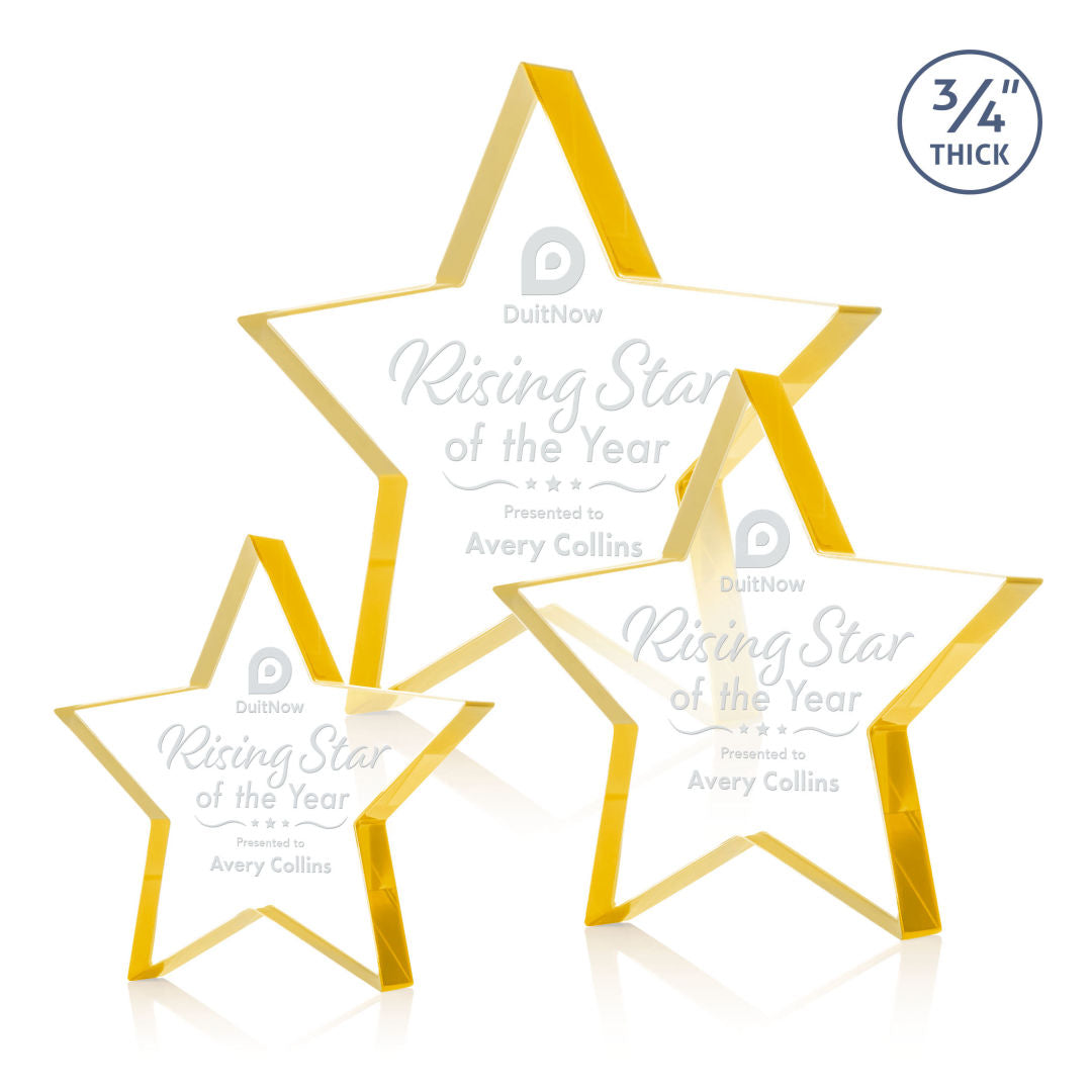 Esna Star Award - Gold — DSS255-D