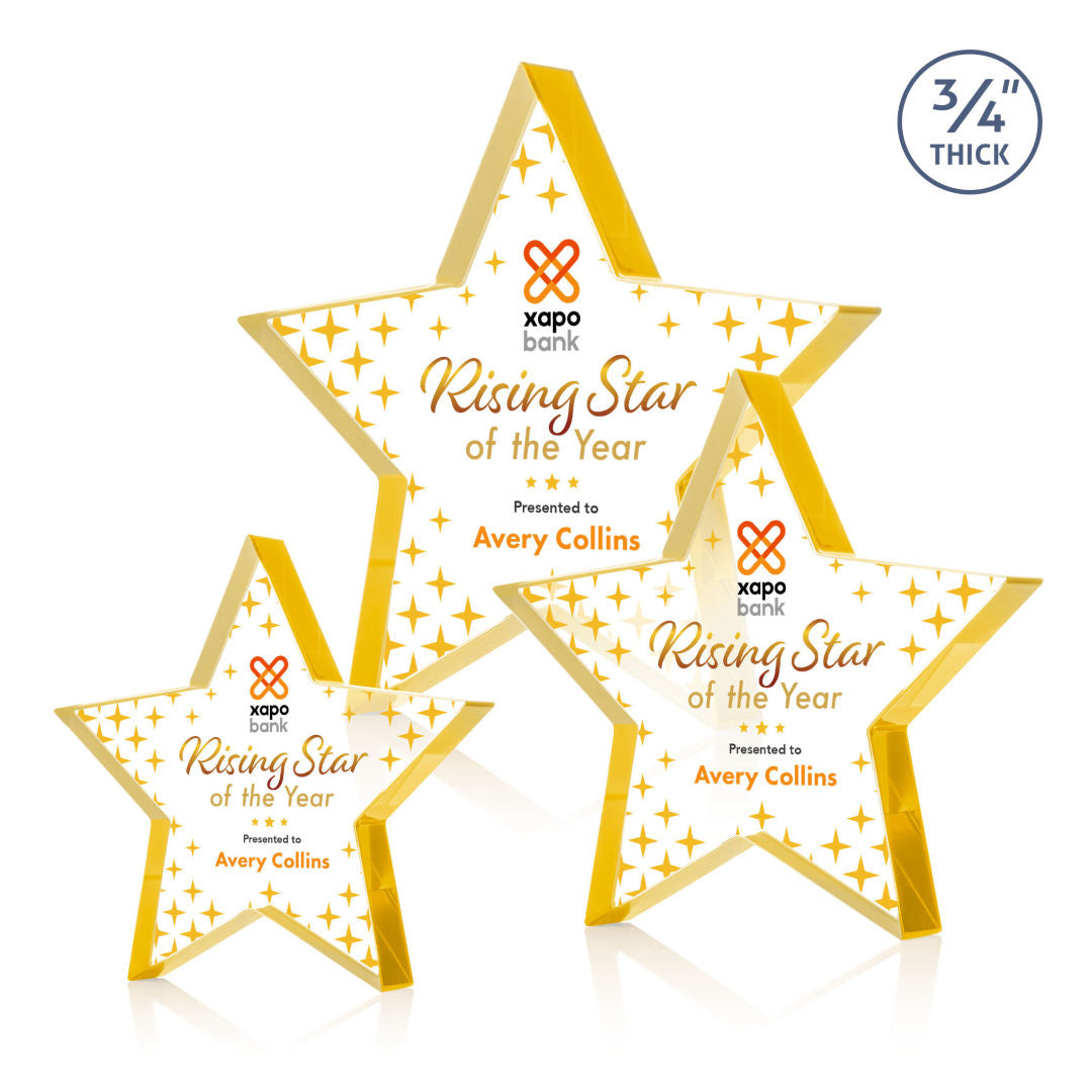 Esna Star VividPrint™ Award - Gold — DSV255-D