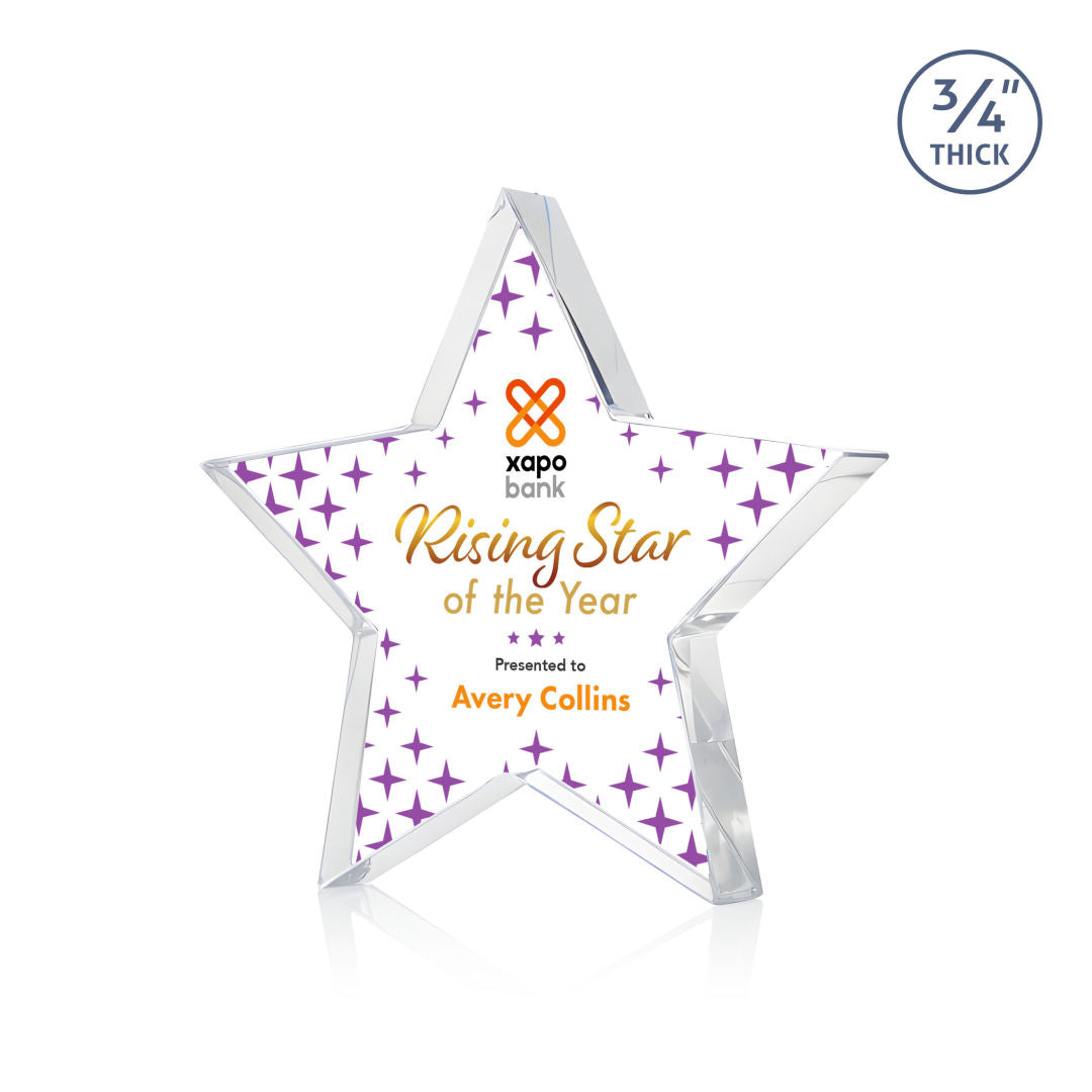 Esna Star VividPrint™ Award - Clear