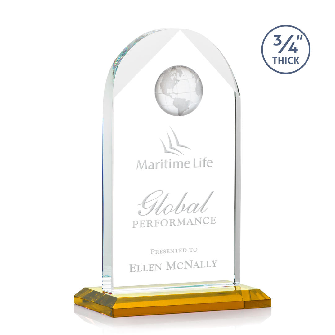 Blake Globe Award - Amber — OPG2352-A