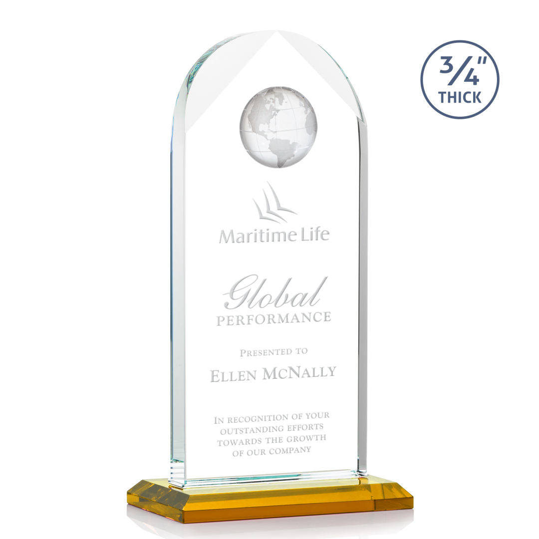 Blake Globe Award - Amber — OPG2353-A