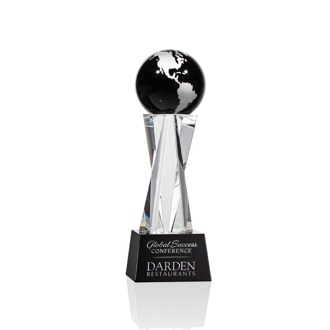 Havant Globe Award - Black/Silver