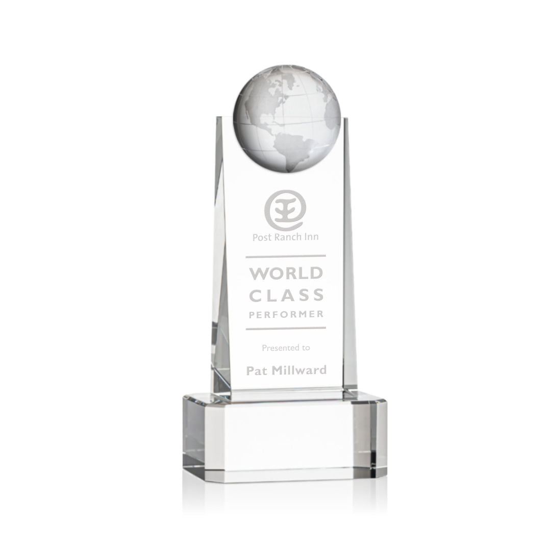 Sherbourne Globe Award on Base - Clear — OPG361-C