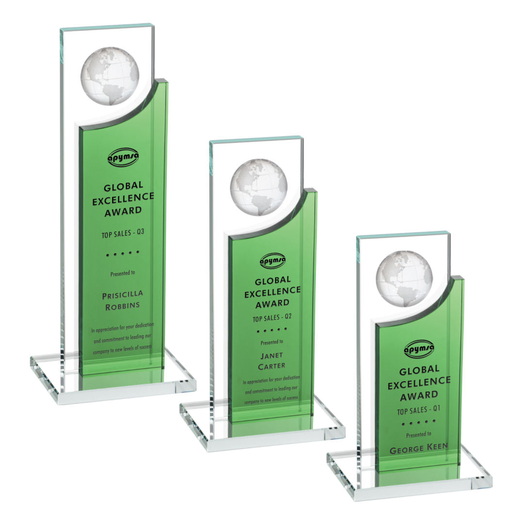 Sherwood Globe Award - Green — OPG420_-G