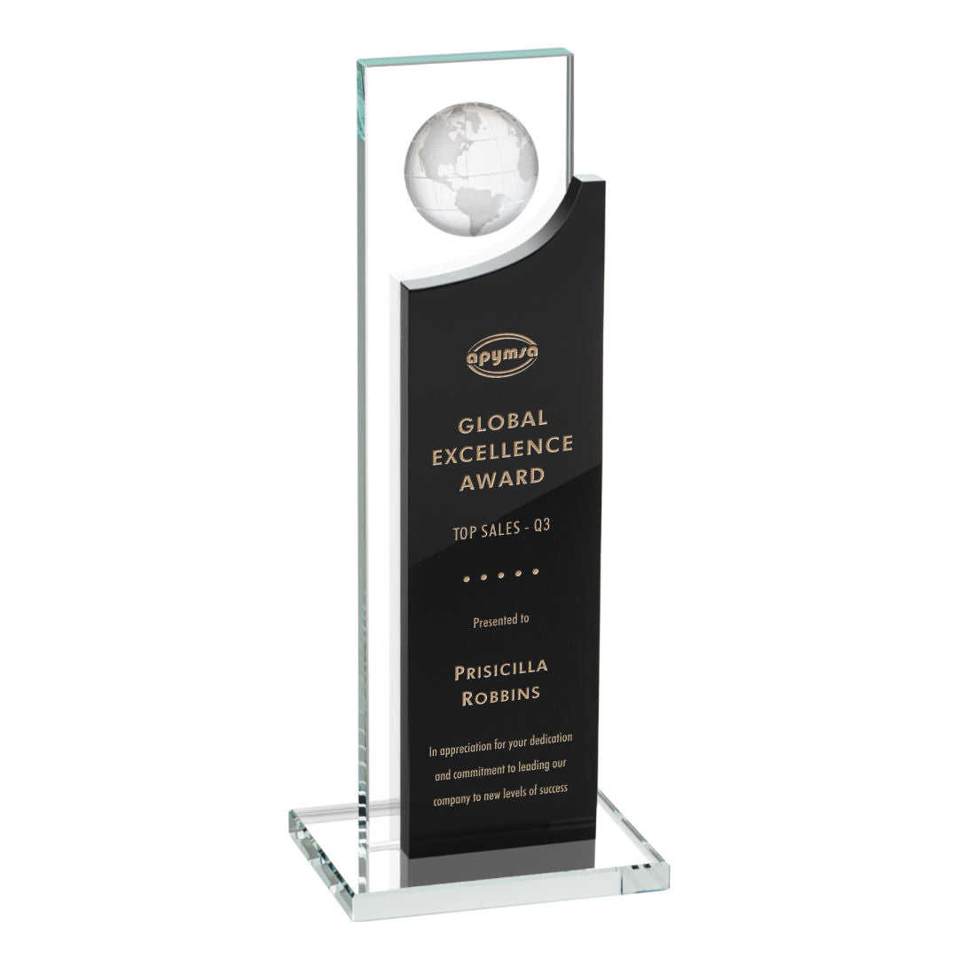 Sherwood Globe Award - Black — OPG4203-K